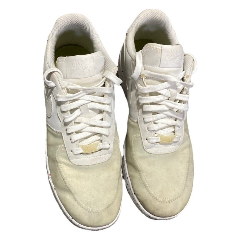 Nike Air Force 1 Crater White‎ Volt CZ1524-100 Mens Size 8.5